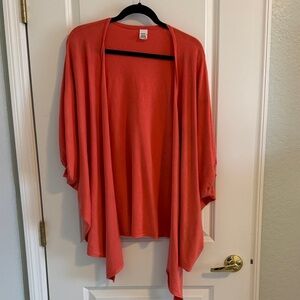 Jockey Women's Vibrant Coral Open Cardigan